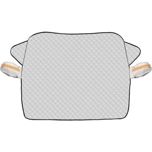 Car Windshield Snow Cover with 4 Layers Protection, Windshield Cover for Ice/Snow/Frost, Fits Most Cars and SUV