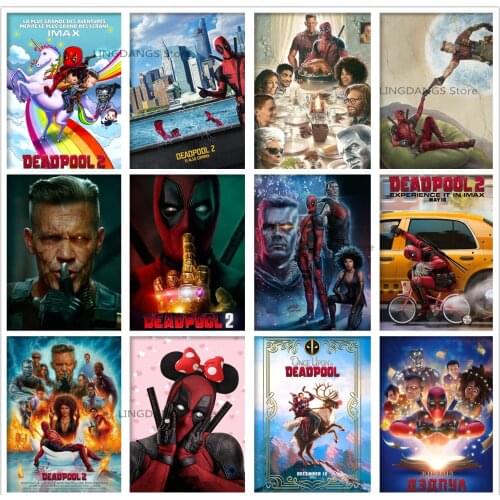 Disney Deadpool 2 Poster 5d Diy Diamond Painting Marvel Spider Man Superman Diamond Mosaic Embroidery Cross Stitch Home Decor
