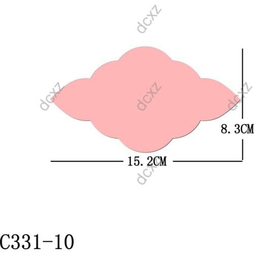 New card Wooden die Scrapbooking C331-10 Cutting Dies Suitable for common die cutting machines on the market