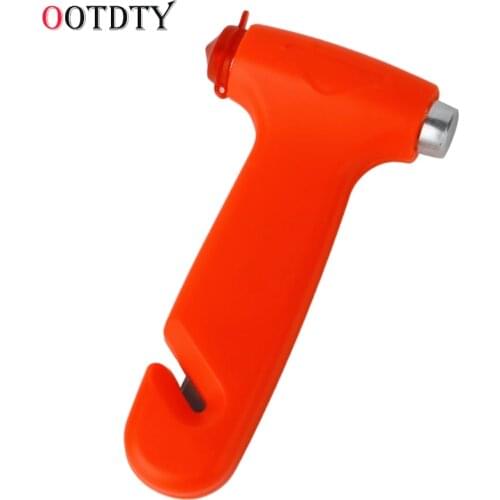OOTDTY 2 in 1 Car Emergency Safety Escape Hammer Glass Window Breaker Belt Cutter Tool