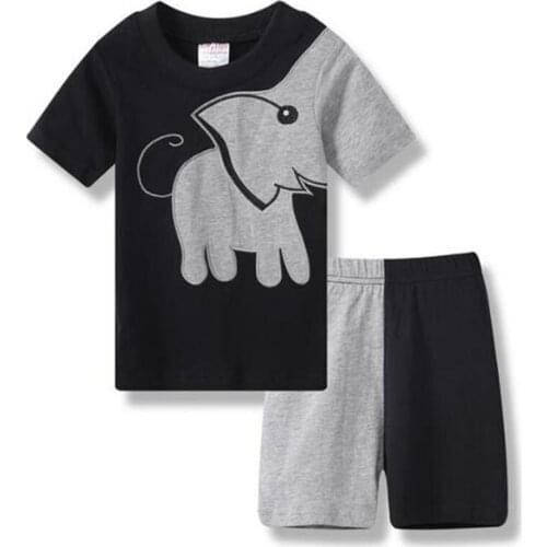 Childrens Day Gift Children Cartoon Cute Girls Pajamas New Children Short Sleeve Shorts Set Fashion Pajamas