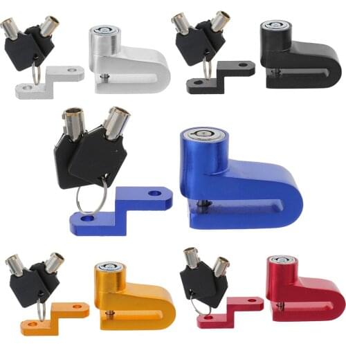 Anti-theft Brake Disc Lock Alarm Security Padlock For Motorcycle Bike