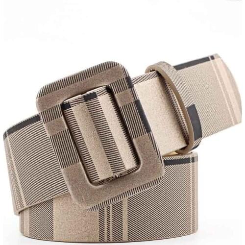 New fashion trend retro belt square smooth buckle soft leather non-porous jeans dress ladies belt 9 color optional