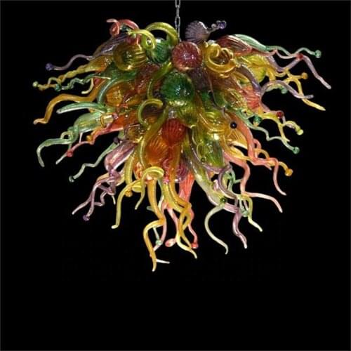 Modern Hand Blown Glass Indoor Lighting Pendant Light European Style Crystal LED Chandelier Light Modern Chandeliers for Kitchen