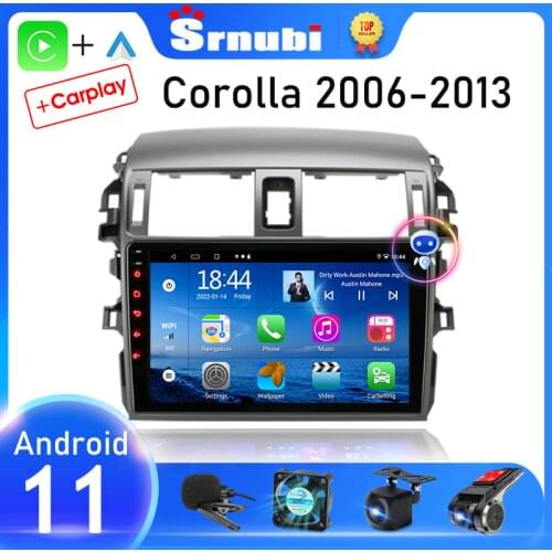 Android 10.0 Car Radio For Toyota Corolla E140/E150 2006 - 2010 2012 2013 Multimedia Player Navigation GPS 2 din carplay stereo