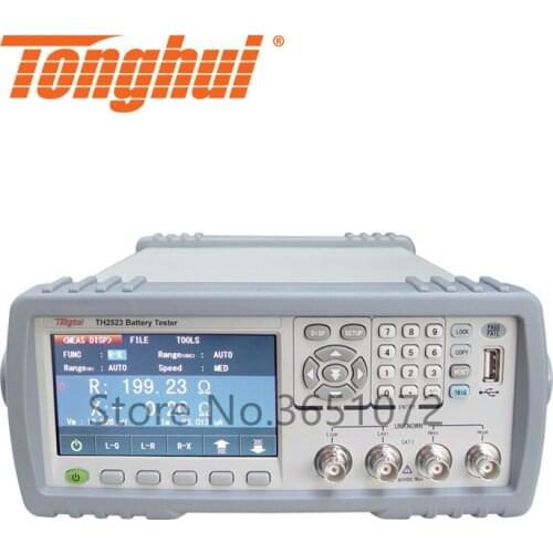 TH2523 Battery Tester Battery Internal Resistance Tester, 100uV-65V, 1uΩ-3.5kΩ, AC Resistance Meter