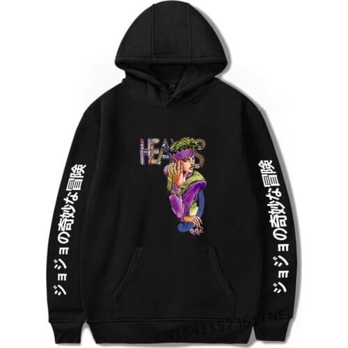 JoJo Hoodies Japanese Anime Printing Men Women Hoodies Harajuku Trend Ulzzang Streetwear JoJos Bizarre Adventure Hoodie