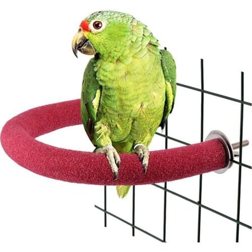 Parrot Toy Pets U Shape Bar Stand Perch Grinding Claw Toy Bird Supplies Sanding Rod