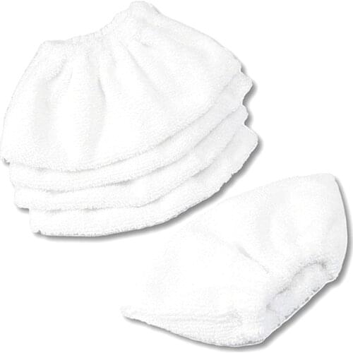 10 Pcs Microfiber Cover Set for Hand Nozzle Karcher EasyFix Steam Cleaner SC1, SC2, SC3, SC4, SC5