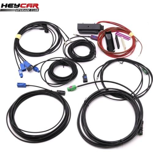 360 Environment Rear Viewer Camera Harness Cable Wire For VW New Touareg Audi A6 C8 Q8 Cayenne 9Y0 E3