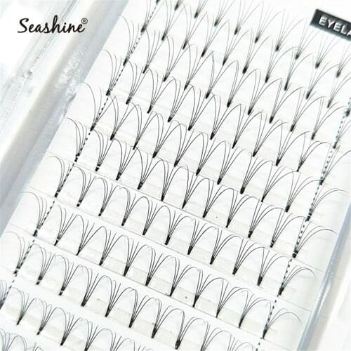 Short Stem Premade Fans 3D-6D Volume Lash Supplies Mink Eyelash Extension 8-18mm Premade Volume Fans Volume Lash Wide Fans Lash