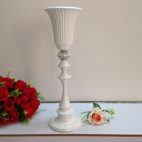 49cm( 19") White Wedding Table Chandelier Wedding flower vase Wedding centerpiece 10pcs/lot