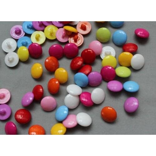 800pcs 14mm Variety Sweet Candy Shank Buttons wholesale free shipping facete shank half dome plastic buttons