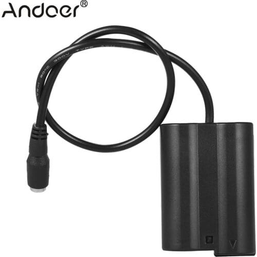 Andoer EN-EL15 Fully Decocded Battery Pack DC Coupler Connector for Nikon D7200 D500 D810 D750 D7100 D7000 D800E DSLR Camera