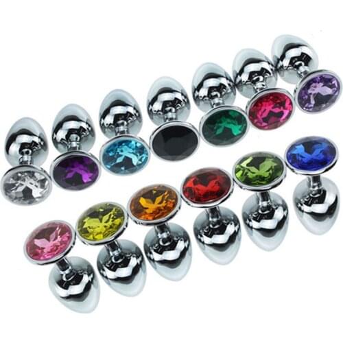 Small Medium Big Anal Plug Stainless Steel Butt Plug Set Metal Ass Plug Big Dildo Sex Toys Products Gay Anal Beads