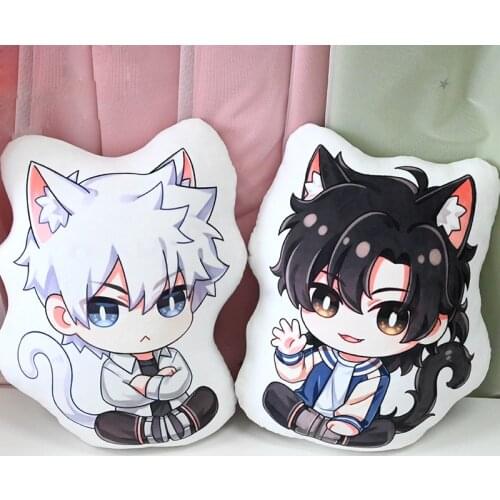 Anime Cheng Xiaoshi Lu Guang Shiguang Daili Ren Cartoon Throw Pillow Soft Short Plush Doll Cute Toys Sofa Cushion Xmas Gifts