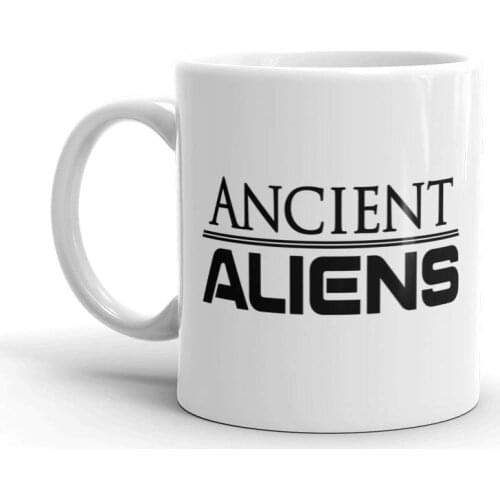 Ancient Aliens Logo White Mug-11 oz