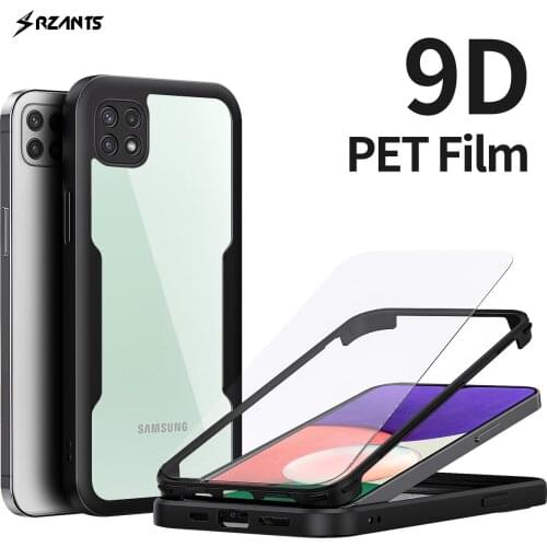 Rzants For Samsung Galaxy A22 5G 4G Case 360 Full Protective Casing Double Shockproof Shell No Need Film Cover