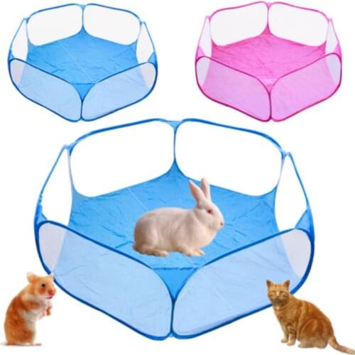 Pet Playpen Portable fashion Open Indoor / Outdoor Small Animal Cage Game Playground Fence for Hamster Chinchillas Guinea- Pigs