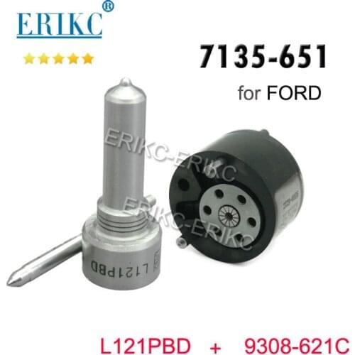 ERIKC 7135-651 Fuel Injector Repair Kit Include 9308-621C Check Valve L121PBD Nozzle for 1S4Q9F593AF 2T1Q9F593AA RM2T1Q9F593AA