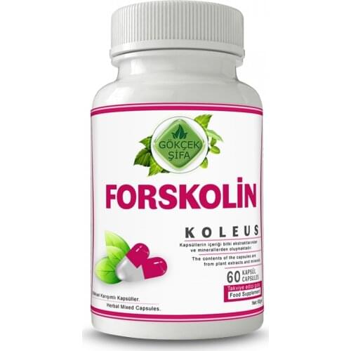 Forskolin Capsules 60 Herbal Capsule (1000 mg)