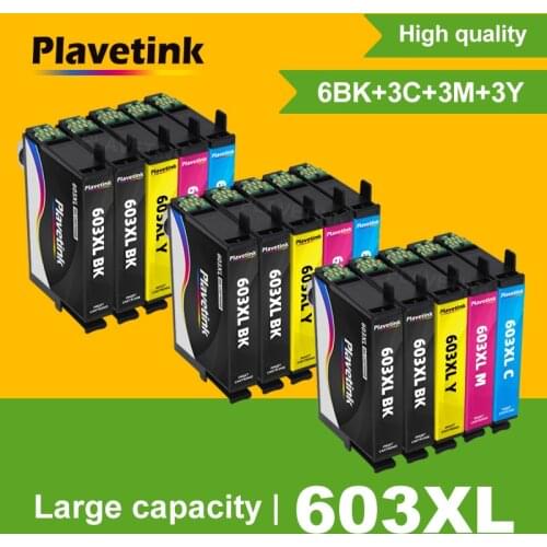 Plavetink 603XL Ink Cartridge 603 xl T603XL Compatible for Epson XP-2100 XP-2105 XP-3100 XP-3105 XP-4100 XP-4105 WF-2810 2830