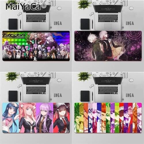 MaiYaCa Top Quality Danganronpa Gamer Speed Mice Retail Small Rubber Mousepad Free Shipping Large Mouse Pad Keyboards Mat