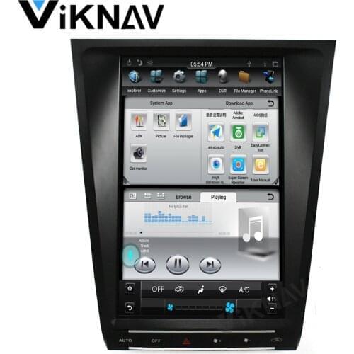 Viknav Car GPS multimedia player For-LEXUS GS 2005-2011 auto DVD radio Android system Tesla vertical screen 12.1 inch