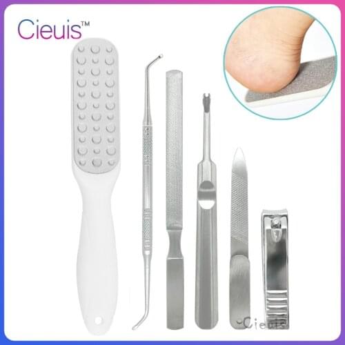 Pedicure Set Foot Care Tool Heels File Cuticle Callus Remover Foot Rasps Kit for Pedicure Pedi Vac for Dropshipping Suppliers