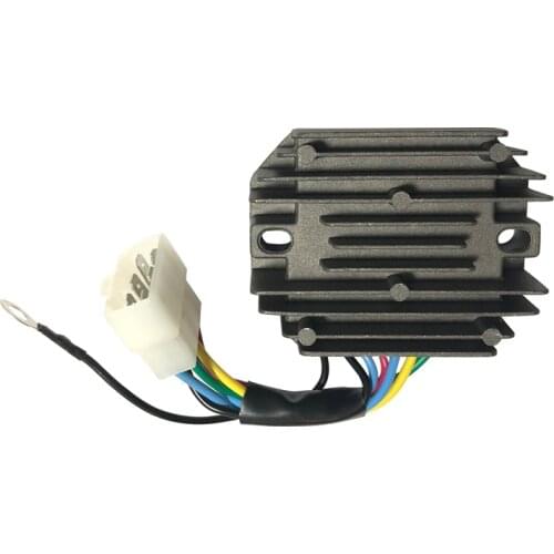 H1550-64600 76611-55440 15533-64600 Voltage Regulator with 6 Pins 12V for Kubota Tractor B6200HSTE B7200D B8200HST-EP B9200DC-DP