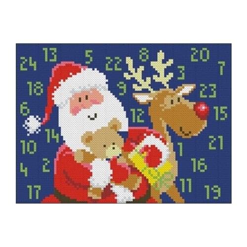 Christmas man Counted Cross Stitch 11CT 14CT 18CT DIY Chinese Cross Stitch Kits Embroidery Needlework Sets