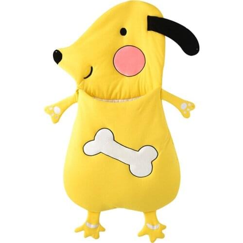 Cotton Cartoon Dog Shape Unisex Autumn Winter Baby Sleeping Bag Outdoor Blanket For Newborns Childrens