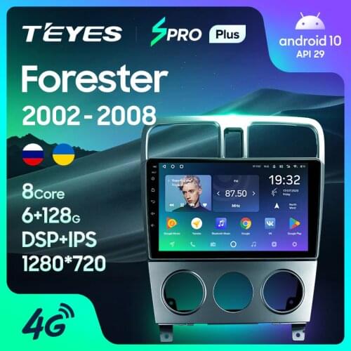 TEYES SPRO Plus For Subaru Forester SG 2002 - 2008 Car Radio Multimedia Video Player Navigation GPS Android 10 No 2din 2 din dvd