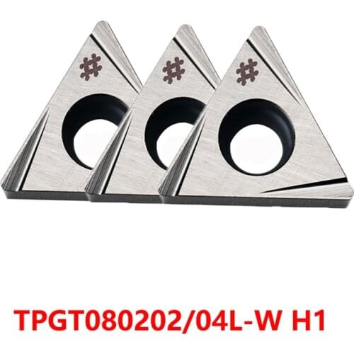 TPGT080202 TPGT080204 L-W H1 for Cast iron Aluminum Copper TPGT 080202 080204 Lathe Cutter Carbide Cutting Inserts 100% Original