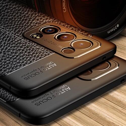 For Oppo Reno6 Pro Plus 5G Case Leather Soft Silicone Shockproof TPU Bumper Back Cover Reno 6 Pro Plus Phone Case Reno6 Pro Plus