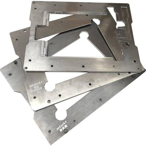 YMJ mold A1673 for ipad pro 9.7 LCD screen glass OCA alignment laminating repair tablet location mold