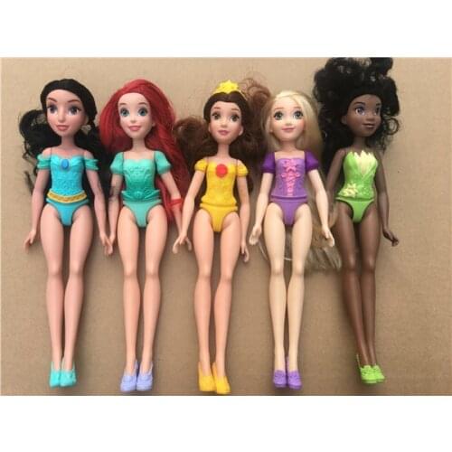 Star Darlings Doll Toy Original Princess Belle Mermaid Tiana Princess Body and Head Girl Dressing Christmas Toy Figures