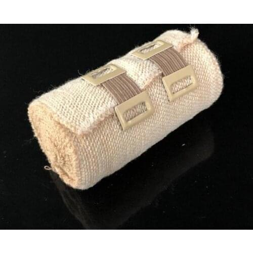 10Pcs/Lot Home Bandage Fixing Elastic Band with Aluminum Buckles Wound Area Bandage Wrap Stretch Metal Clips
