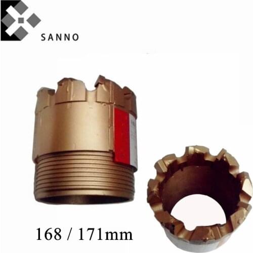 168mm 171mm PDC compound bit rock well mining triangle shape blade drill bit high hardened machine core drilling tool