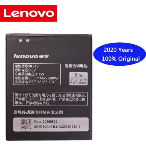 2020 years 100% Original Backup BL219 2500mAh Battery Use for Lenovo A880 S856 A889 A890e S810t A850+ A916