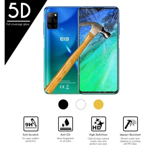 5D smartphone full tempered glass Protector for Elephone E10 / E10 Pro (4G) 6.5"