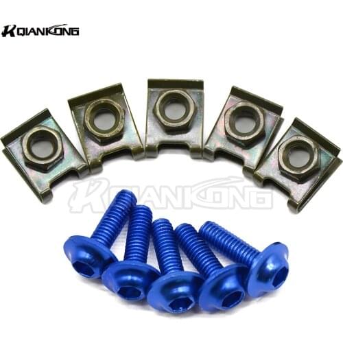 6MM Motorcycle accessories Fairing body Bolts Screws For Yamaha YZF R125 YZF R15 YZF R25 YZF R3 MT-02 MT-25 YZF R1 tmax xmax