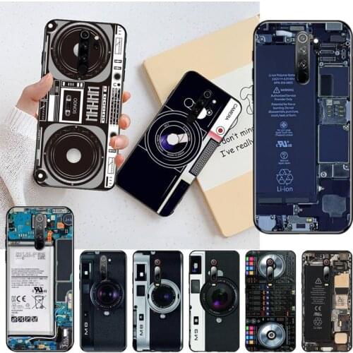 Camera Battery Calculator Phone Case for Redmi 9A 8A 7 6 6A Note 9 8 8T Pro Max Redmi 9 K20 K30 Pro