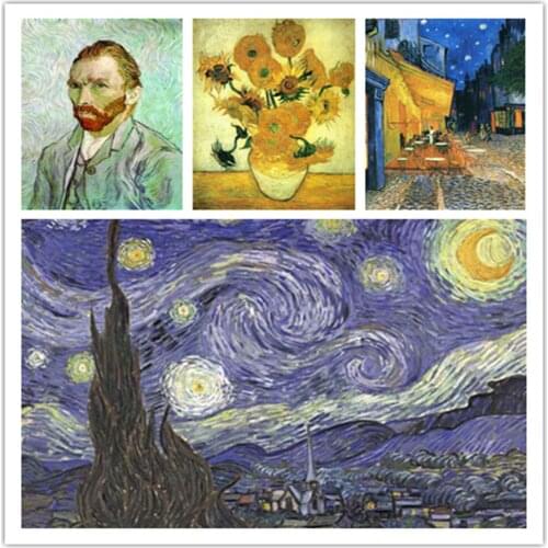 Famous Painter Vincent van Gogh Series 5D DIY Diamond Painting Full Round Diamond Embroidery Sale Rhinestones Painting