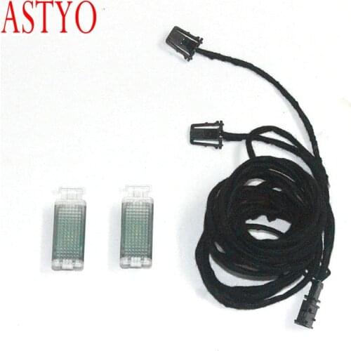 ASTYO For Golf 7 MK7 RLINE Passat B8L Jetta 2015-2017 brigades Rear foot nest lamp Backseat lighting 5GG 947 409