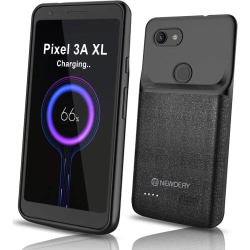 For Pixel 3A XL Battery case 4700mAh slim TPU design Charging Case for Pixel 3A 4700mAh power bank power case for Pixel 3A 3A XL
