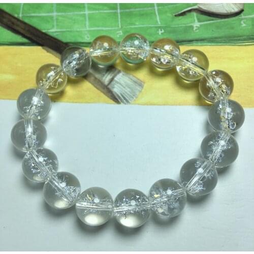 Pure Natural Asaislet Sparkling White Crystal Himalayan Awakening Energy Stone Fashion Jewelry for Men and Women