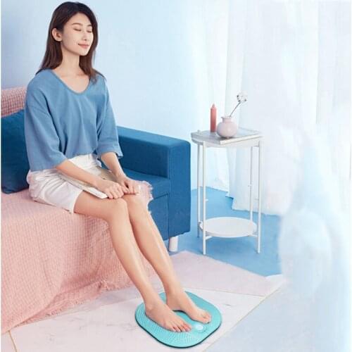 EMS Foot Massage Pulse Acupuncturefisioterapia Saude Electrodos Estimulador Massageador Relieve Ache Pain Ems Foot Mat