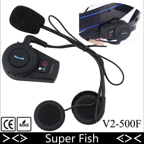 FreedConn Helmet Intercom Headset Interphone Wireless Motorcycle Speaker Headset Bluetooth 2 Rider 500M Intercoms System