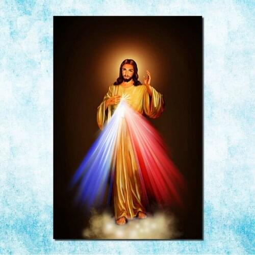 Jesus Christ Motivational Inspirational Art Silk Canvas Poster Print 13x20 24x36 Inches For Living Room Decor-2